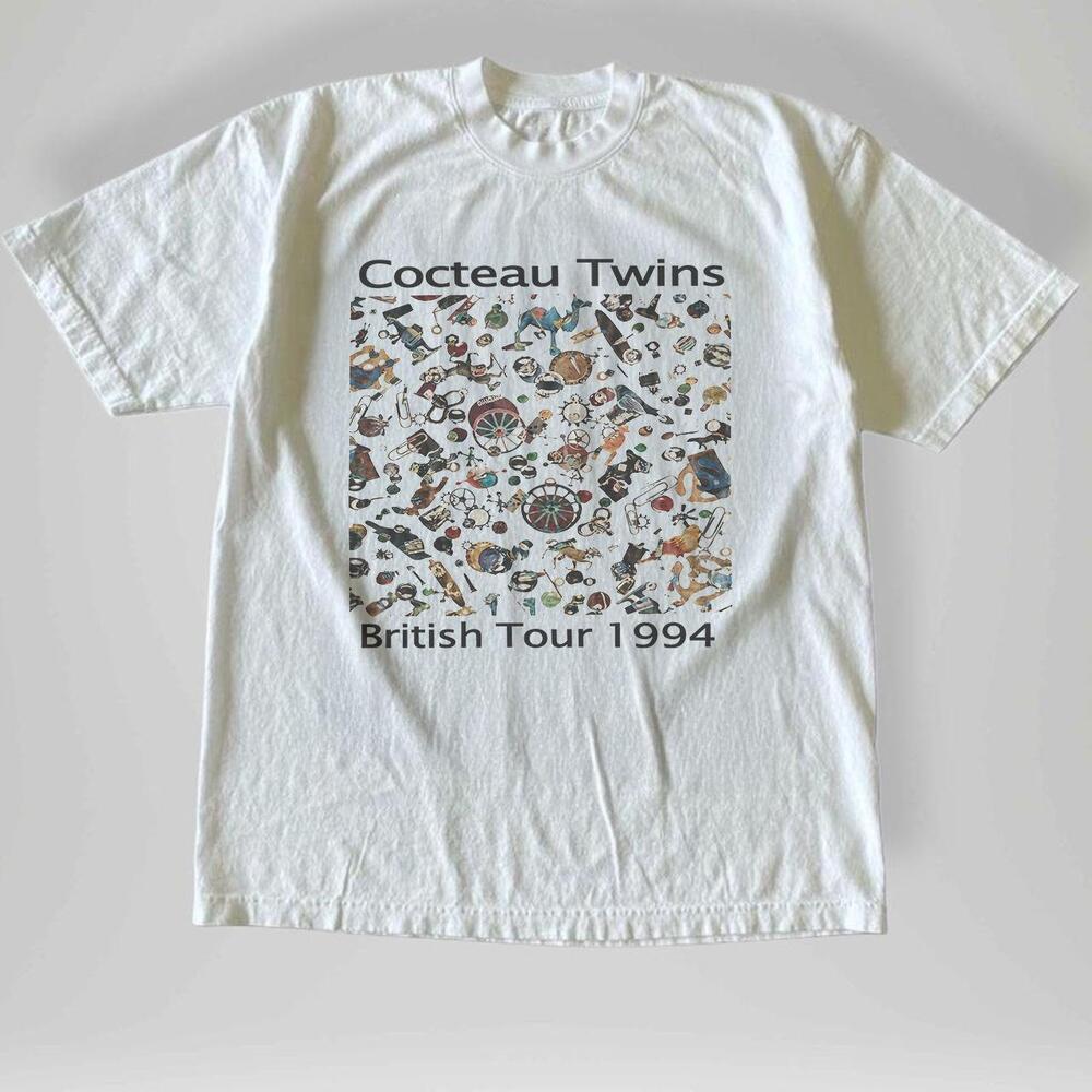Style Cocteau Twins British Tour 1994 Band Tee Dream Pop Shoegaze T Shirt